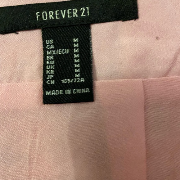 Forever 21 Tweed Pink Mini Skirt Size M - Picture 3 of 4